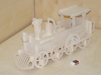 图纸封面-Lokomotive 10 毫米胶合板 dxf 文件