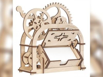 图纸封面-卡座机械 3D 木制拼图盒 DXF 文件