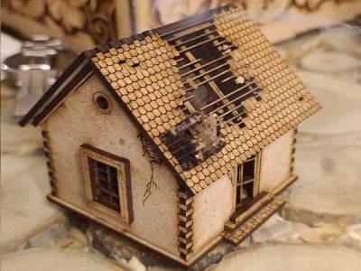 图纸封面-Tealight House Model Tea Light Holder Home 矢量文件