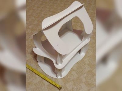 图纸封面-婴儿娃娃屋 4 毫米激光切割