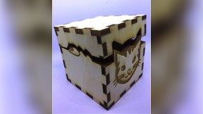 图纸封面-下载用于激光切割的 Box Cat 文件