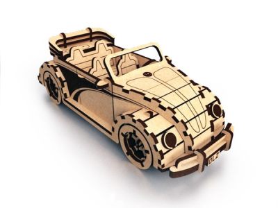 图纸封面-大众福斯卡甲壳虫敞篷车 3D 拼图 DXF 文件