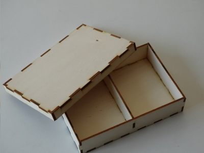 图纸封面-带盖分类盒 3mm DXF 文件