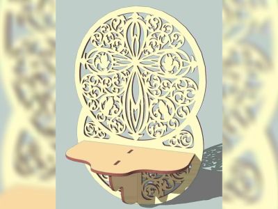 图纸封面-带图案的木质壁架 矢量文件