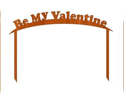 图纸封面-Be My Valentine 木形蛋糕装饰
