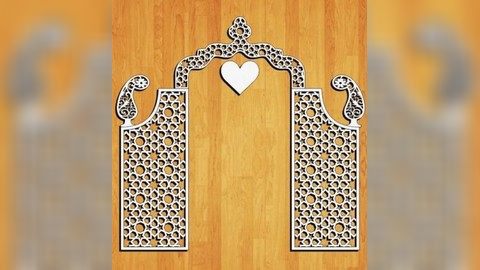 图纸封面-装饰婚礼屏风