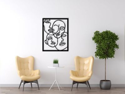 图纸封面-装饰毕加索绘画极简主义线条艺术