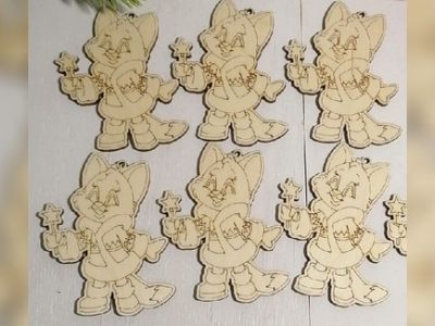图纸封面-雕刻木质装饰磁铁