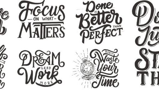 图纸封面-激光切割 EPS 矢量的刻字引文集