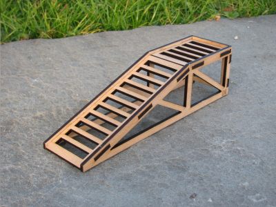 图纸封面-遥控模型坡道 l225 w60 h60 th4 DXF 文件