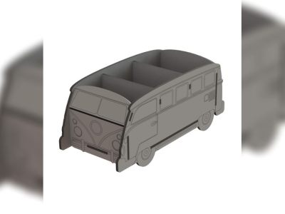 图纸封面-Desk Organizer Storage Box Car Shape Remote Control Holder 矢量文件