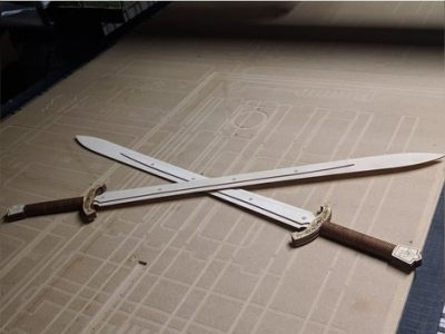 图纸封面-木柄剑 DXF 文件