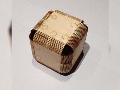 图纸封面-立方体 3 毫米桦木胶合板 DXF 文件