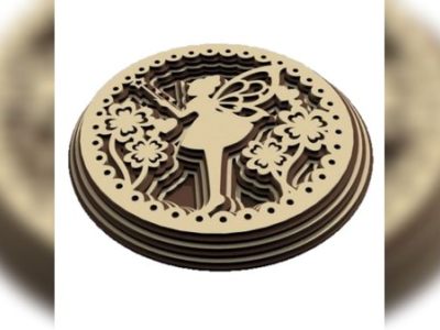 图纸封面-木制多层童话饰品