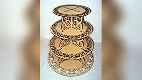 图纸封面-展示架采用四圆环产品，适用于激光切割数控