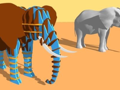 图纸封面-大象拼图