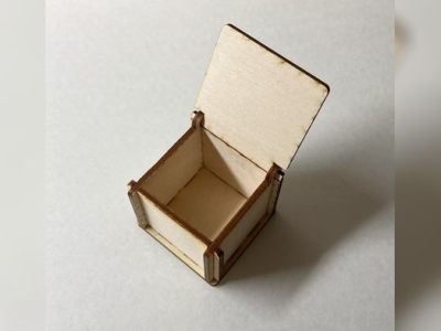 图纸封面-铰链盖盒 DXF 文件