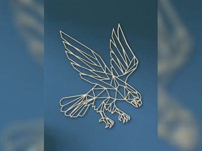 图纸封面-激光切割几何鹰