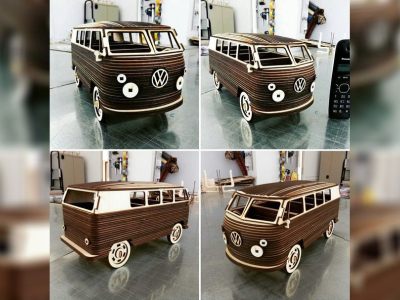 图纸封面-大众野营车 3D 拼图