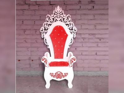 图纸封面-木制宝座椅 红色婚礼椅 DXF 文件