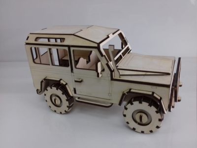 图纸封面-吉普车木质模型 DXF 文件