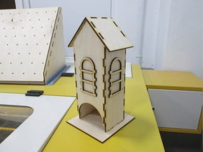 图纸封面-简单茶馆胶合板激光切割机项目 CDR 文件