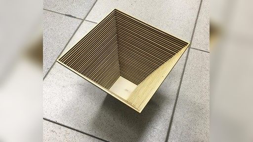 图纸封面-木制装饰篮激光切割 DXF 文件