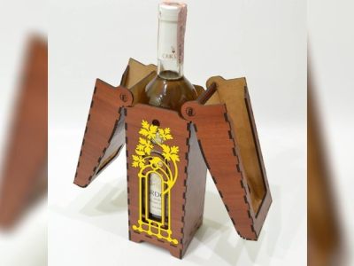 图纸封面-激光切割的酒盒布局
