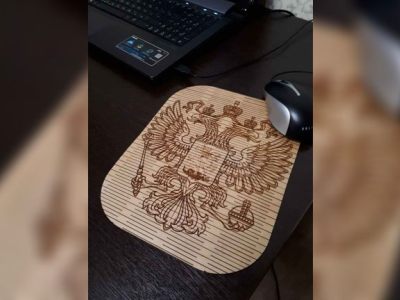 图纸封面-用于激光切割的木质鼠标垫