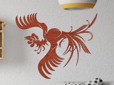 图纸封面-墙贴凤凰墙艺术装饰