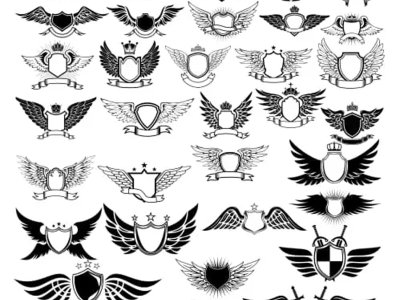 图纸封面-翅膀徽章套装