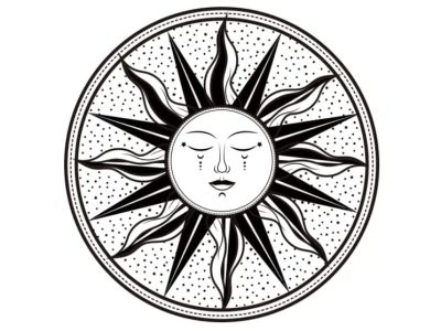 图纸封面-太阳纹身矢量设计CDR
